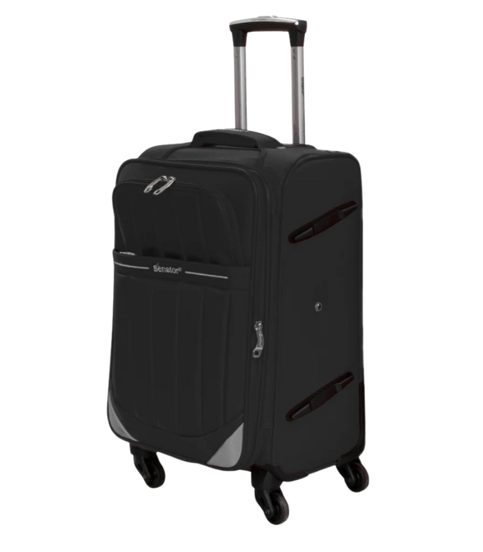 Senator Softside Fashion Luggage, Stylish Travel Trolley with 4 Wheels & Combination Lock for Unisex Use, Model  LL051