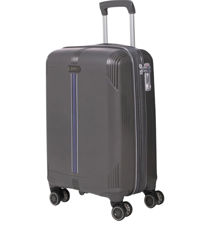 Summit 28-Inch Large Travel Trolley, Sturdy PP Hard Shell Luggage with 4 Spinner Wheels for Unisex Use, Model  PP807T4-28