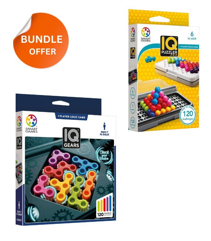 Buy 1 SmartGames IQ Gear and Get 1  Free IQ Puzzler Pro!