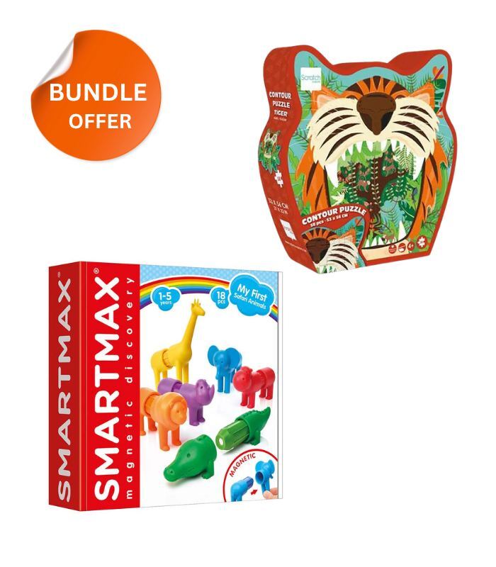 Buy 1 Safari Animals and Get a Free Tiger Jungle Puzzle