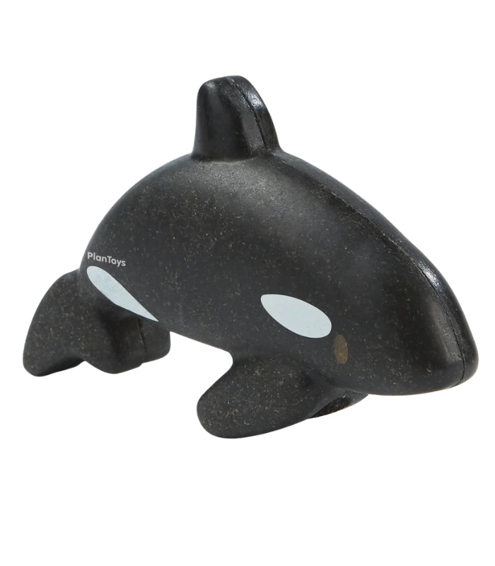 PlanToys Orca – Sustainable Wooden Sea Animal Toy