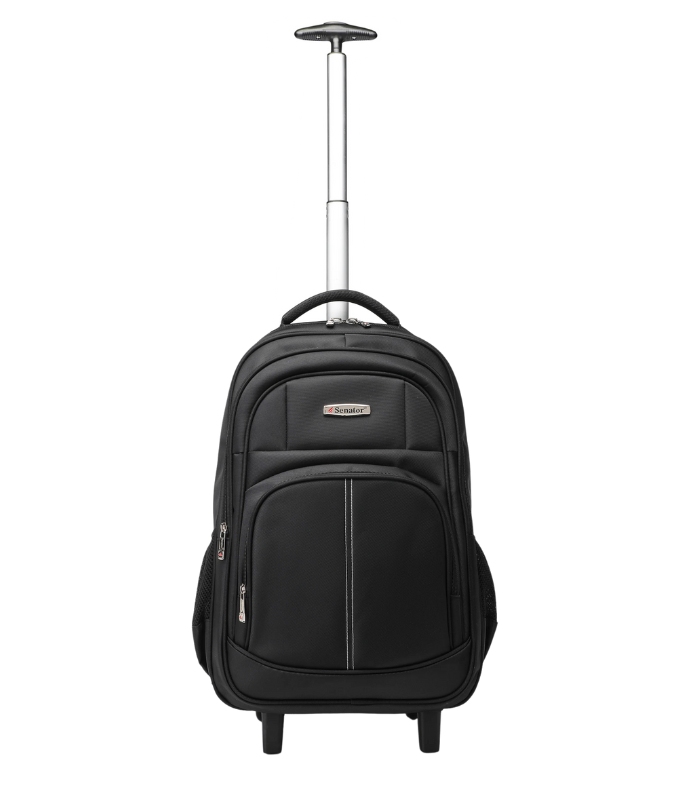 Senator 21-Inch Rolling Laptop Backpack, Lightweight Carry-On Trolley for Business, Travel & College Use, Unisex, Model KH8044
