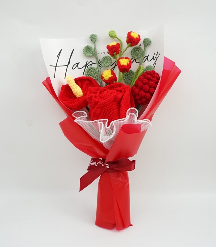 Myrtilus Handmade Crochet Hiroshima Love Bouquet