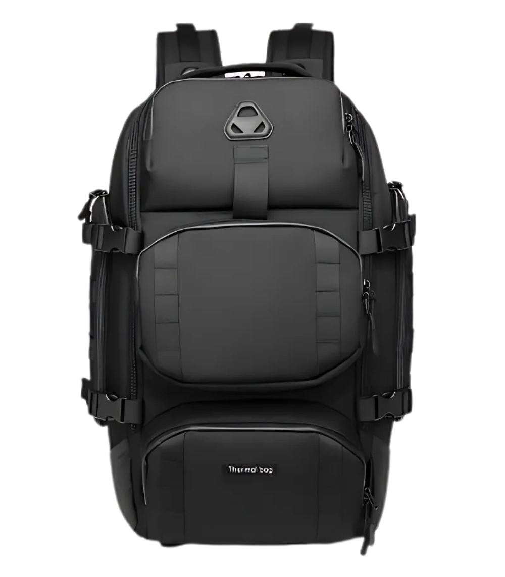 OZUKO 9386 Outdoor Travel Backpack with Cooler Compartment – USB Charging, Water-Resistant