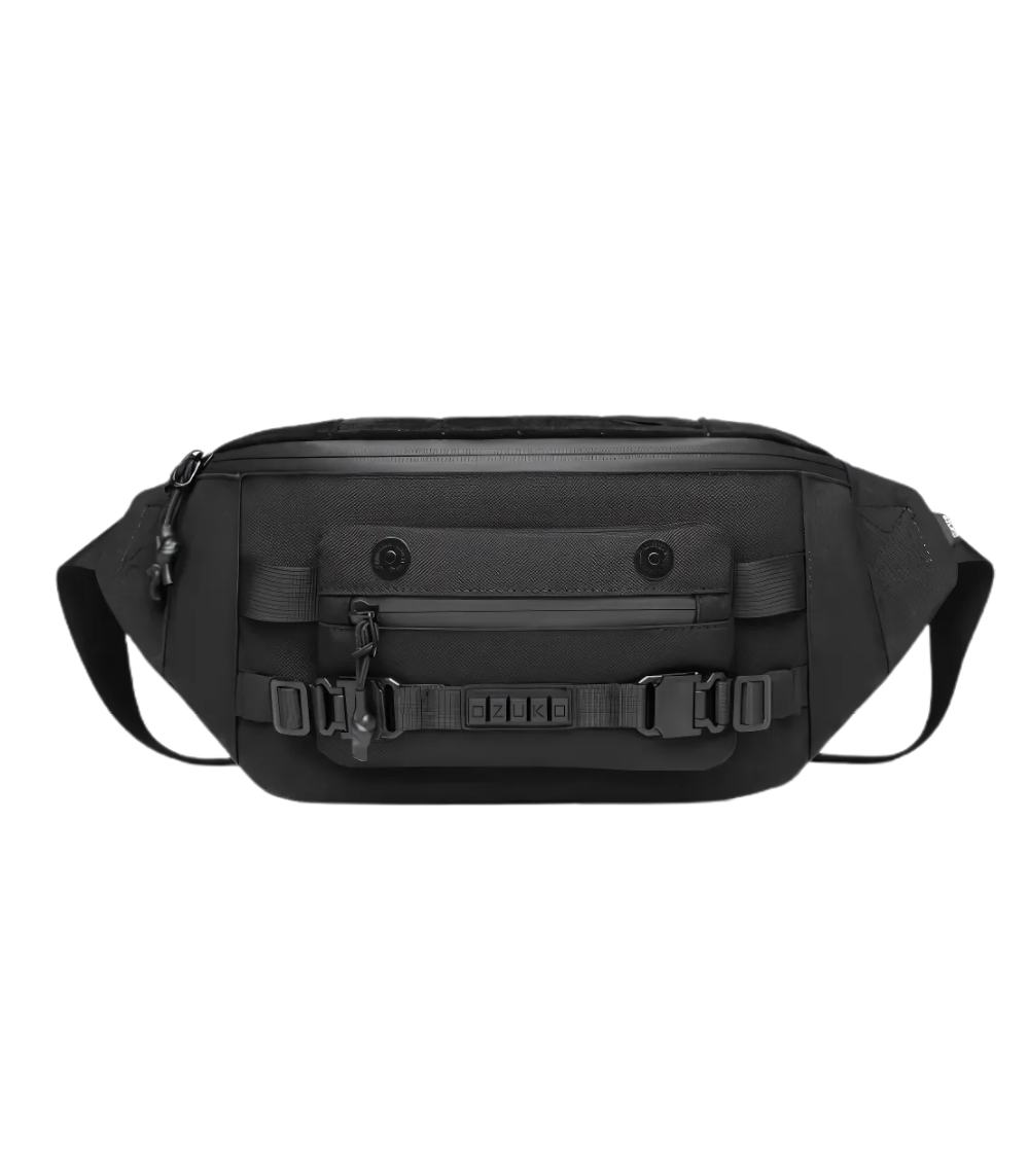 OZUKO 9681S Tactical Fanny Pack – Magnetic Buckle, Water-Resistant