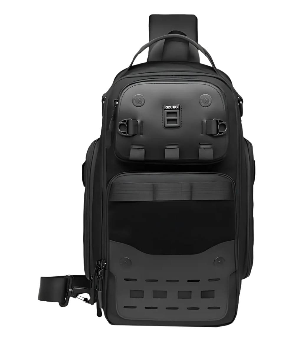 OZUKO 9659 Lightweight Waterproof Fashion Shoulder Bag – Anti-Theft Chest Bag for Men