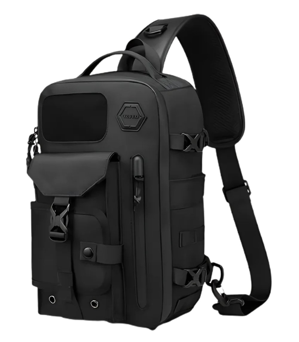 OZUKO 9737 Tactical Sling Shoulder Bag – Water-Resistant Crossbody Travel & Outdoor Carry Bag