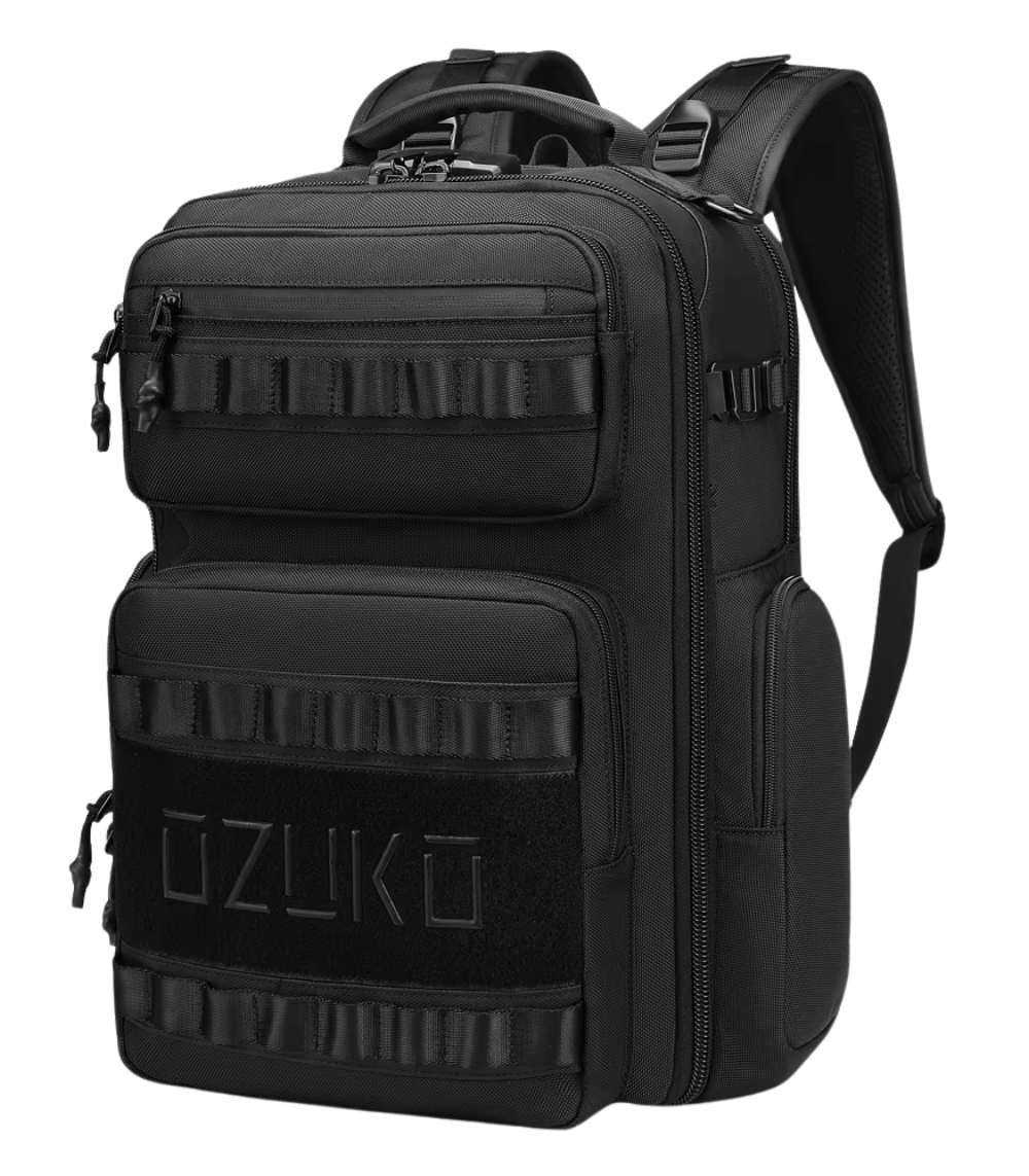 OZUKO 9797L Travel Laptop Backpack – USB Port, Water-Resistant, Airline-Approved