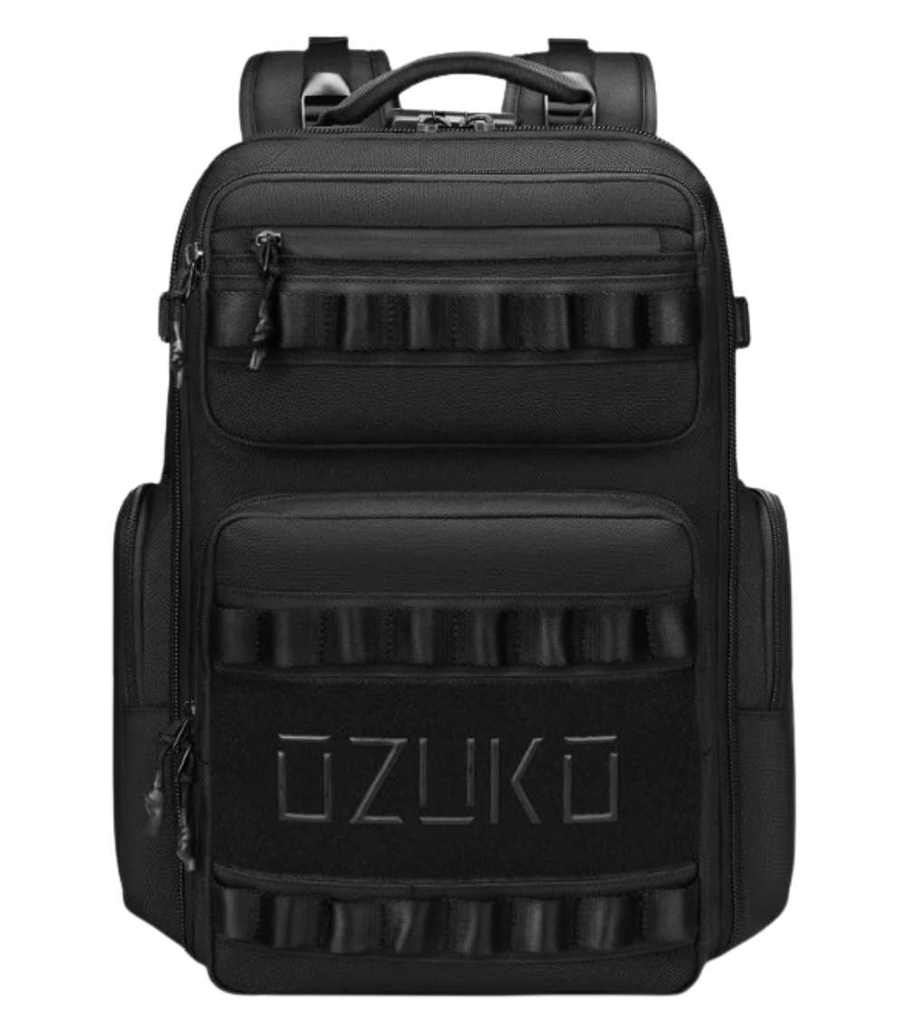 OZUKO 9797S Travel Laptop Backpack – USB Port, Water-Resistant, Airline-Approved Carry-On