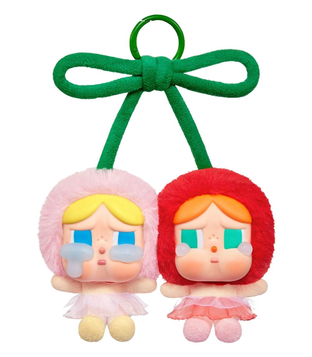 Pop Mart Crybaby Crying For Love Series-Vinyl Plush Hanging Card (Love You Cherry Much)