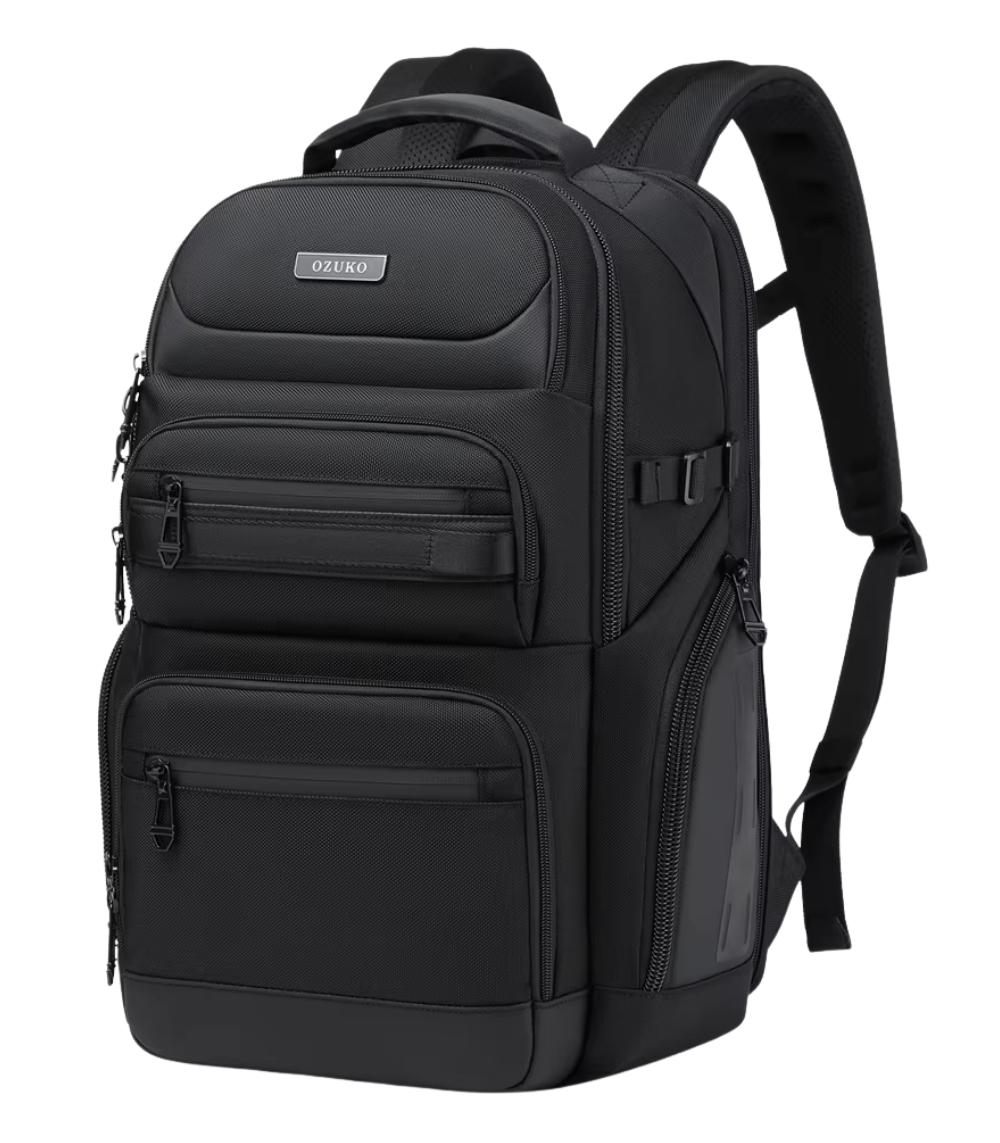 OZUKO 9772S Waterproof Travel Laptop Backpack – High-Capacity Business Bag