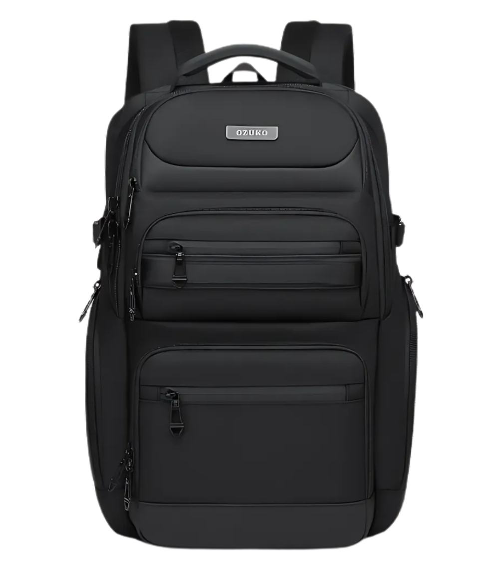 OZUKO 9772L Business Travel Laptop Backpack – Waterproof High-Capacity Bag for Men