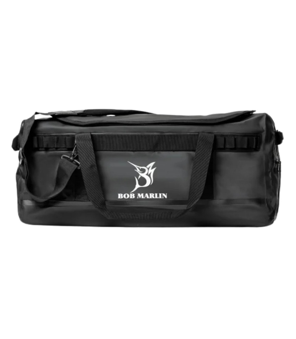 Bob Marlin Waterproof Duffel Bag Black 50 Liters