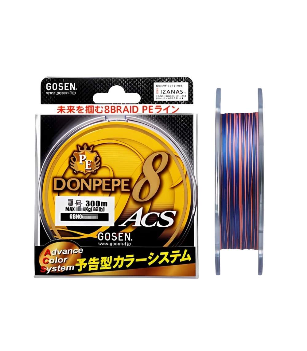 Gosen Don Pepe 8 ACS 300m Braided Fishing Line