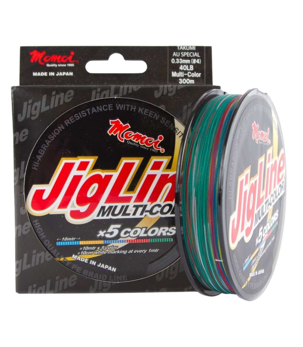 Momoi JigLine Takumi Multi PE Braided Fishing Line 300m