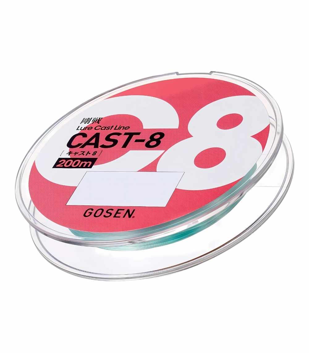 Gosen Cast-8 Line 200m – Braided PE Fishing Line