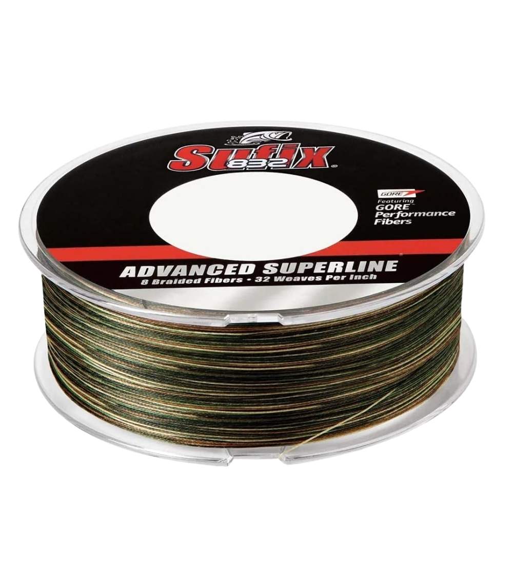Sufix 832 Superline Braid 250m 99lb – Advanced Camo Fishing Line