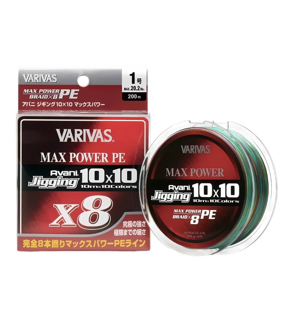 Varivas Avani Jigging 10×10 Max Power PE X8 – 8 Strand Braided Line