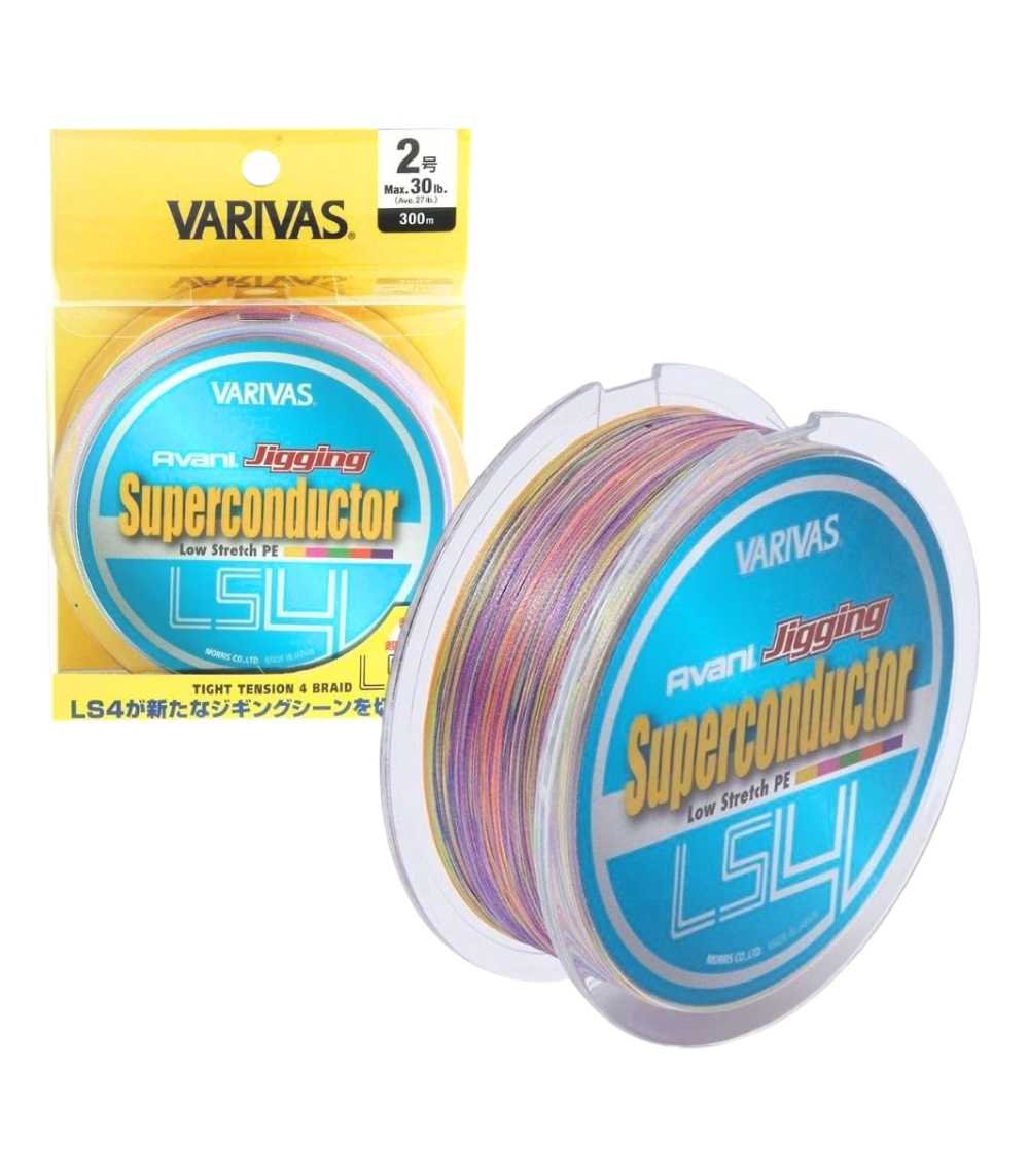 Varivas Avani Jigging Super Conductor PE LS4 – 300m 4-Strand Braided Line
