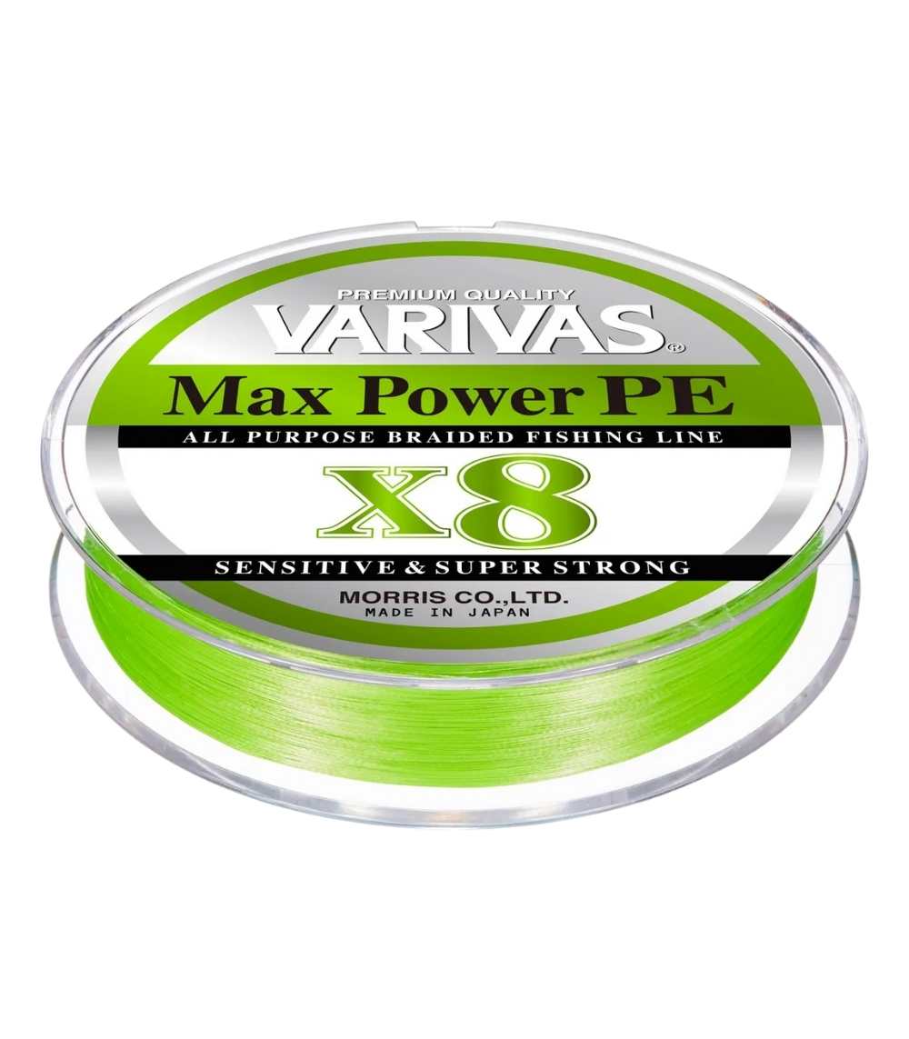 Varivas Max Power PE X8 200m – 8-Strand Braided Fishing Line