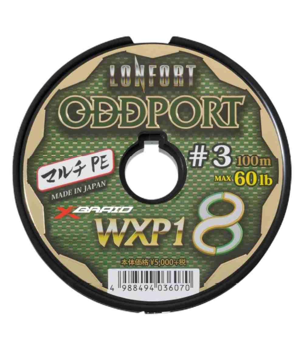 YGK X-Braid Oddport WX P-1 8 – Ultra-Strong Double-Layered 8-Strand PE Line