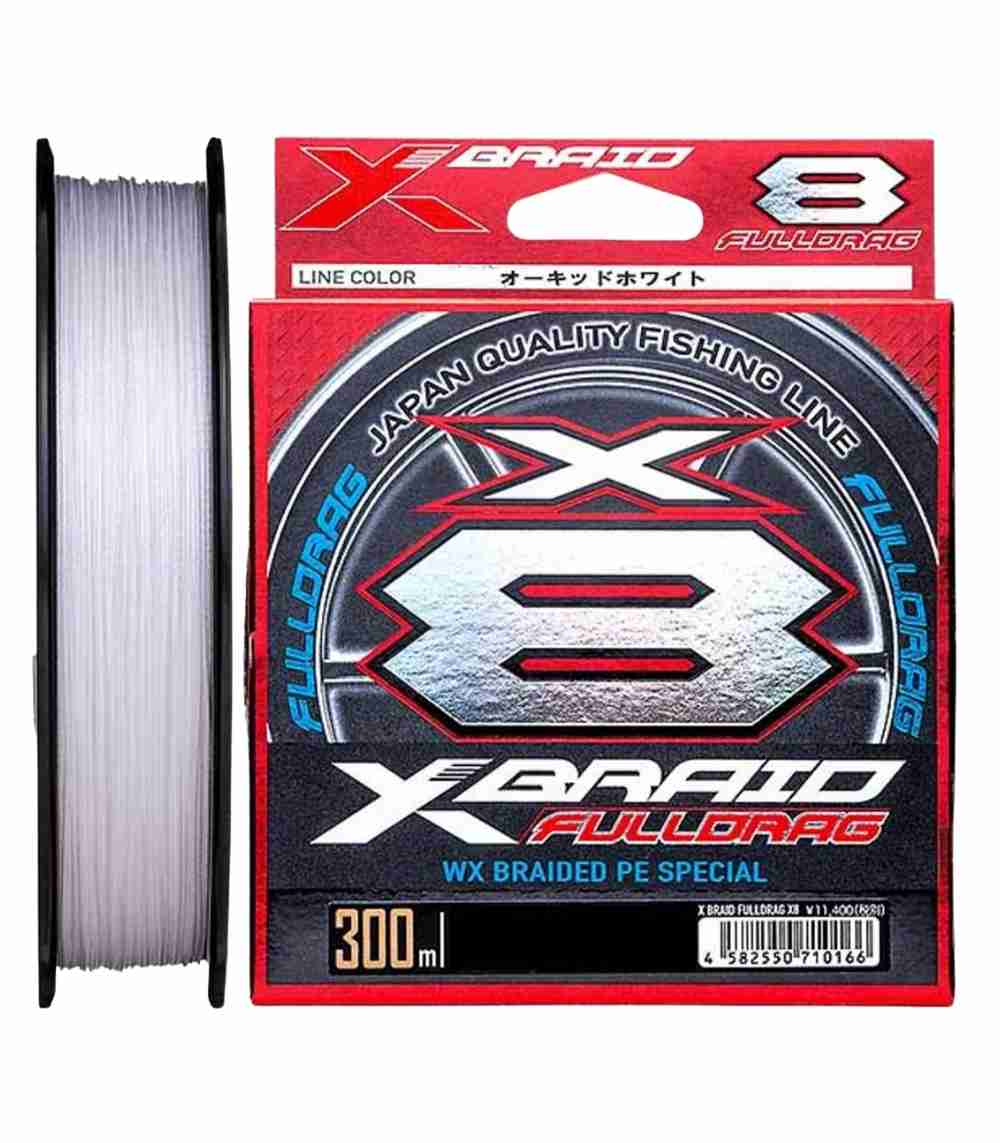 YGK X-Braid Full Drag X8 PE Braided Line 300m