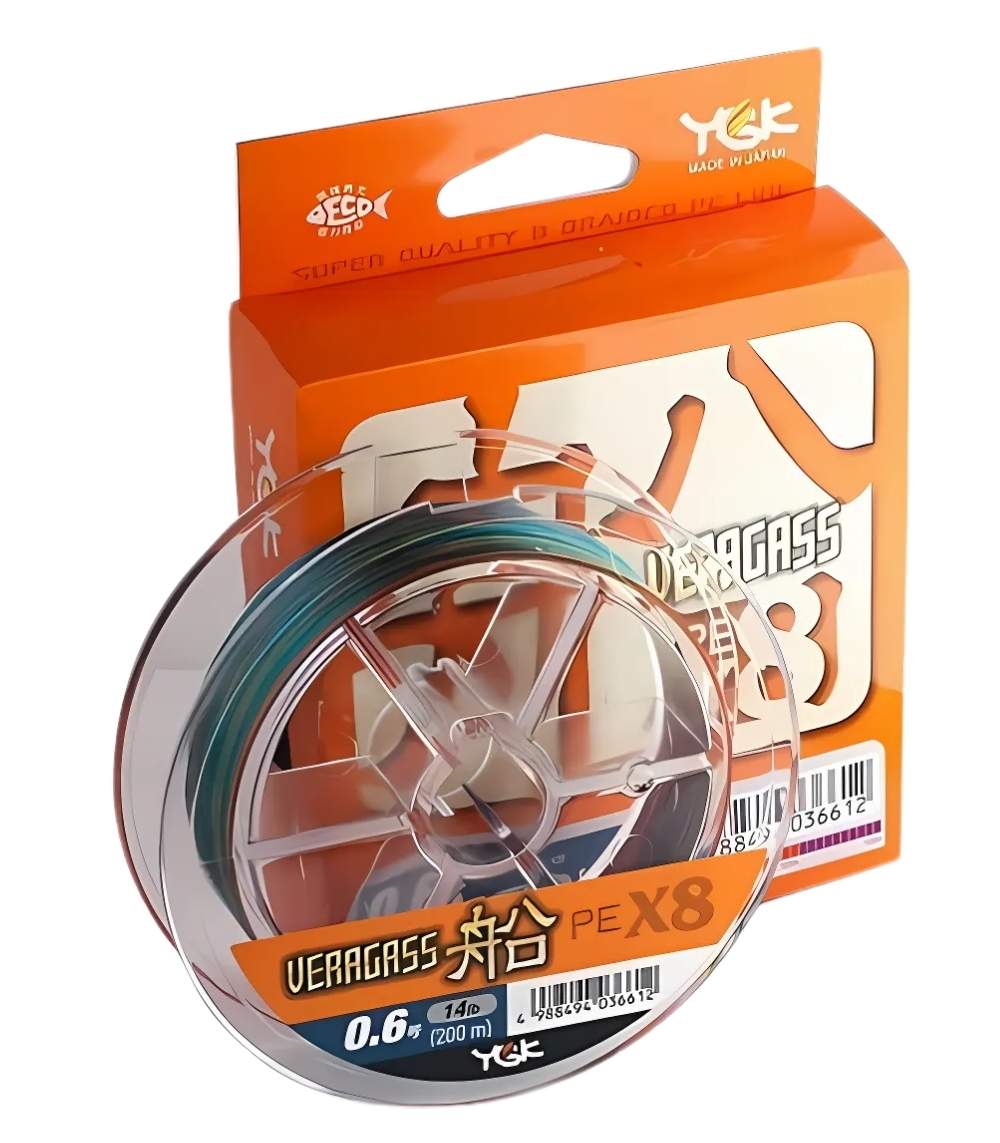 YGK X-Braid Veragass PE X8 300m Braided Fishing Line