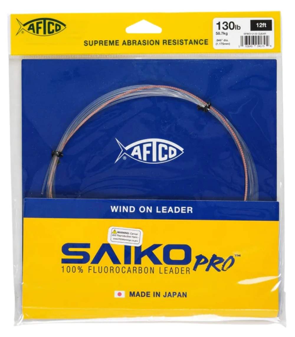 AFTCO Saiko Pro Wind-On Fluorocarbon Leaders Line