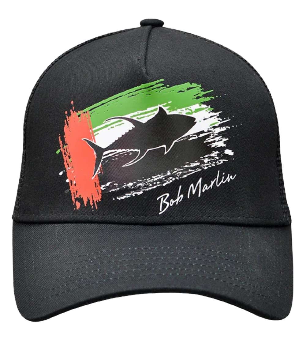 Bob Marlin UAE Tuna Cap Durable Polyester Fishing Baseball Hat