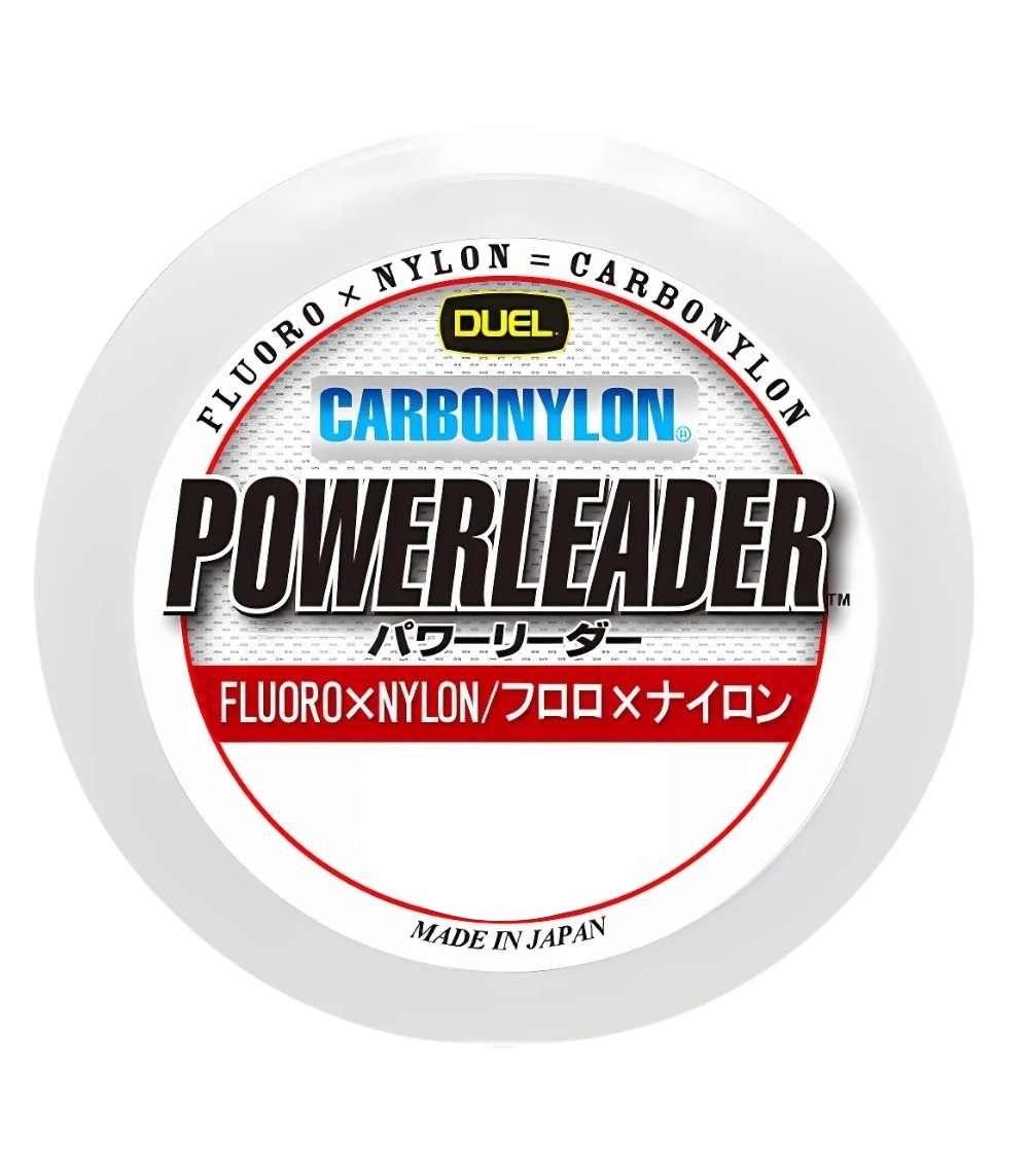 Duel Hardcore Powerleader CN Carbonylon 50m – Hybrid Fluorocarbon & Nylon Shock Leader Line