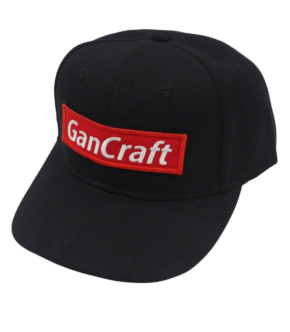 Gan Craft Box Logo Cap – Stylish Snapback Hat with Embroidered Logo