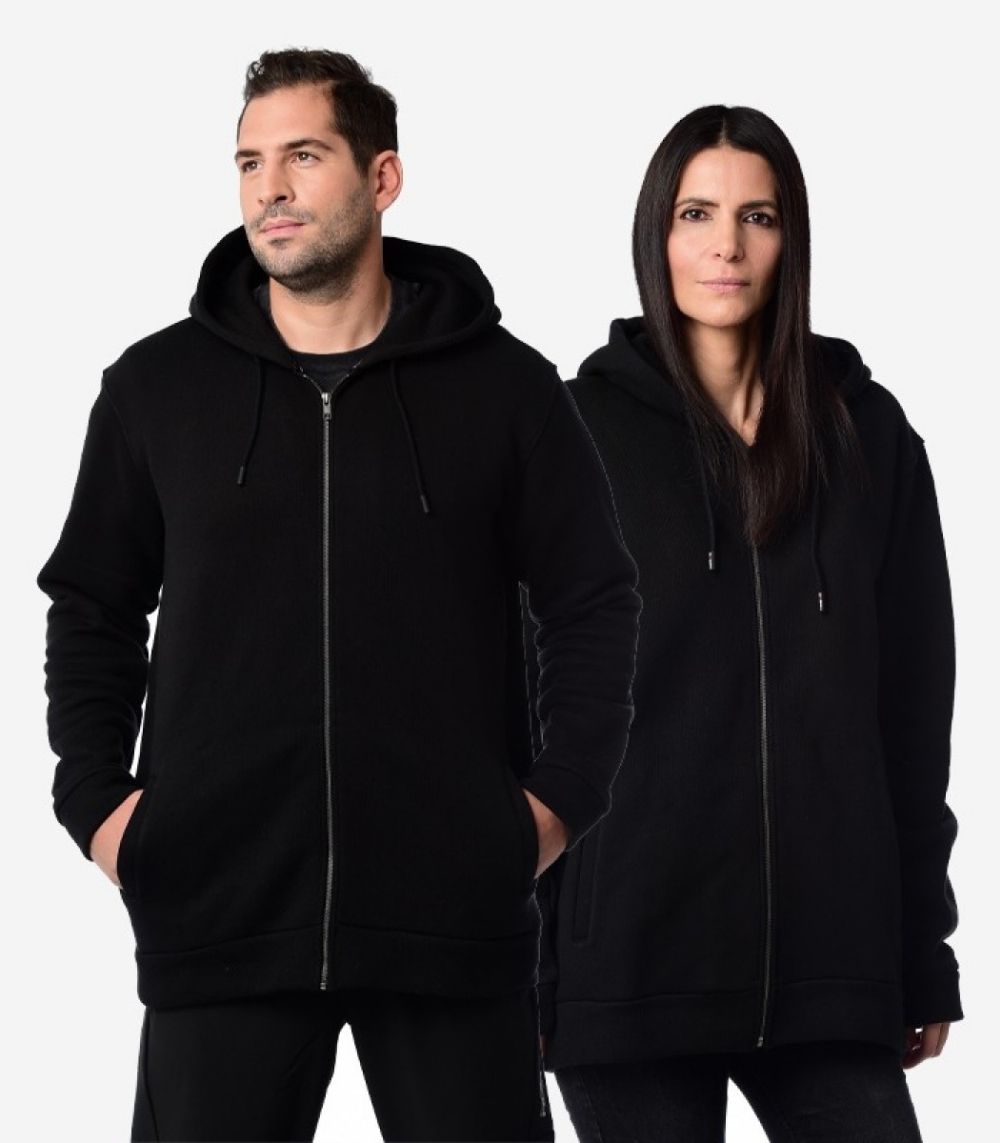 Oxean Silicone Jacket – Premium Sustainable Recycled Cotton Hoodie