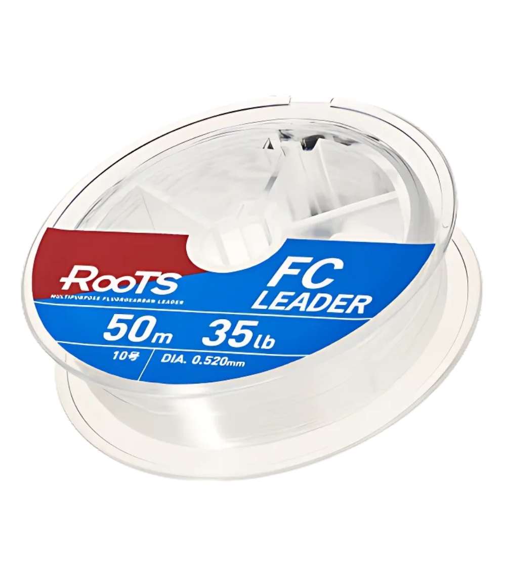 Gosen Roots FC Fluorocarbon Leader Line 50m – Invisible, Strong & Abrasion Resistant