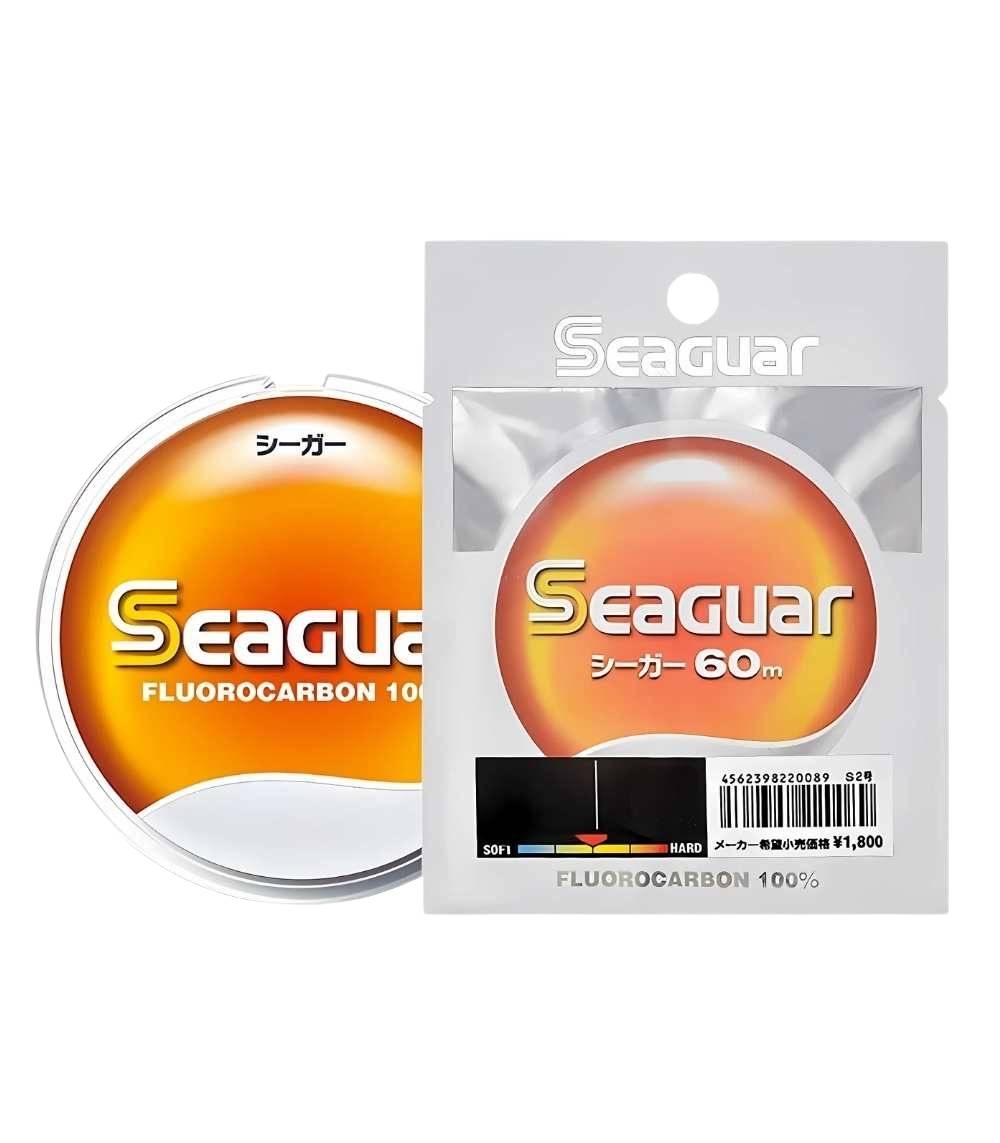 Seaguar Fluorocarbon 60 Leader Line – 60m High Strength Clear Line