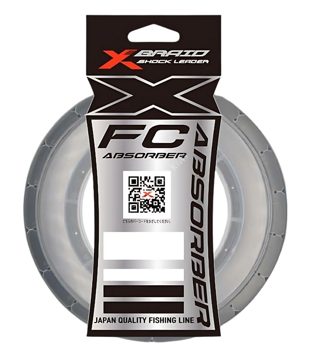 YGK XBraid FC Absorber Fluorocarbon Leader Line 60m