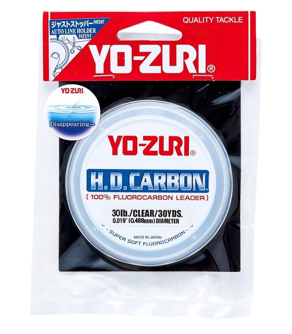 Yo-Zuri H.D. Carbon Clear Fluorocarbon Leader Line 30yd