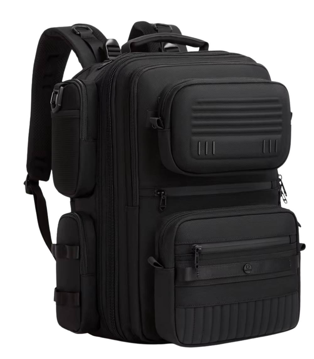 OZUKO 9762 3-in-1 Expandable Anti-Theft Travel Backpack for Unisex – Large Capacity Waterproof Outdoor Adventure Bag