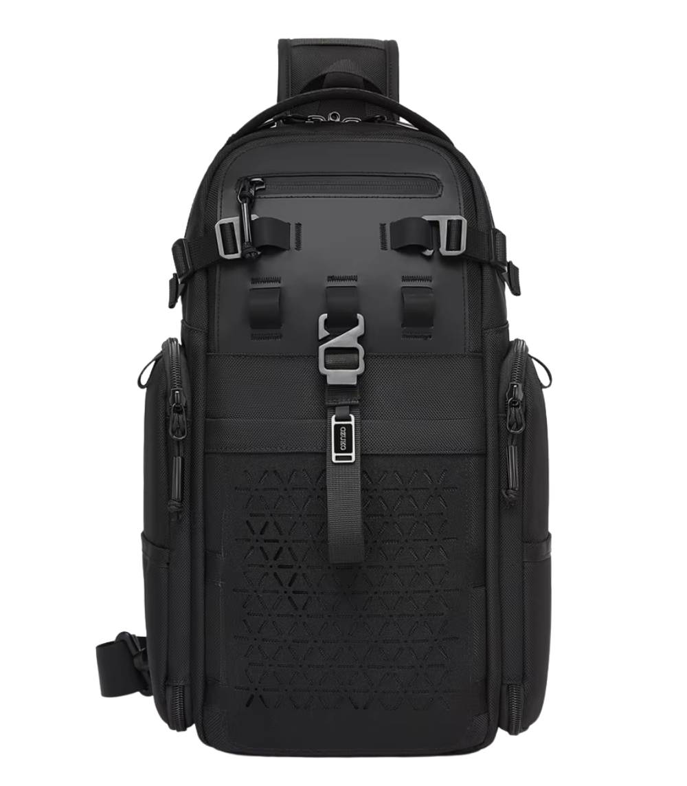 OZUKO 9844 Tactical Anti-Theft Shoulder Bag for Men – Durable Waterproof Oxford Fashion Bag for Outdoor Adventure & Daily Use