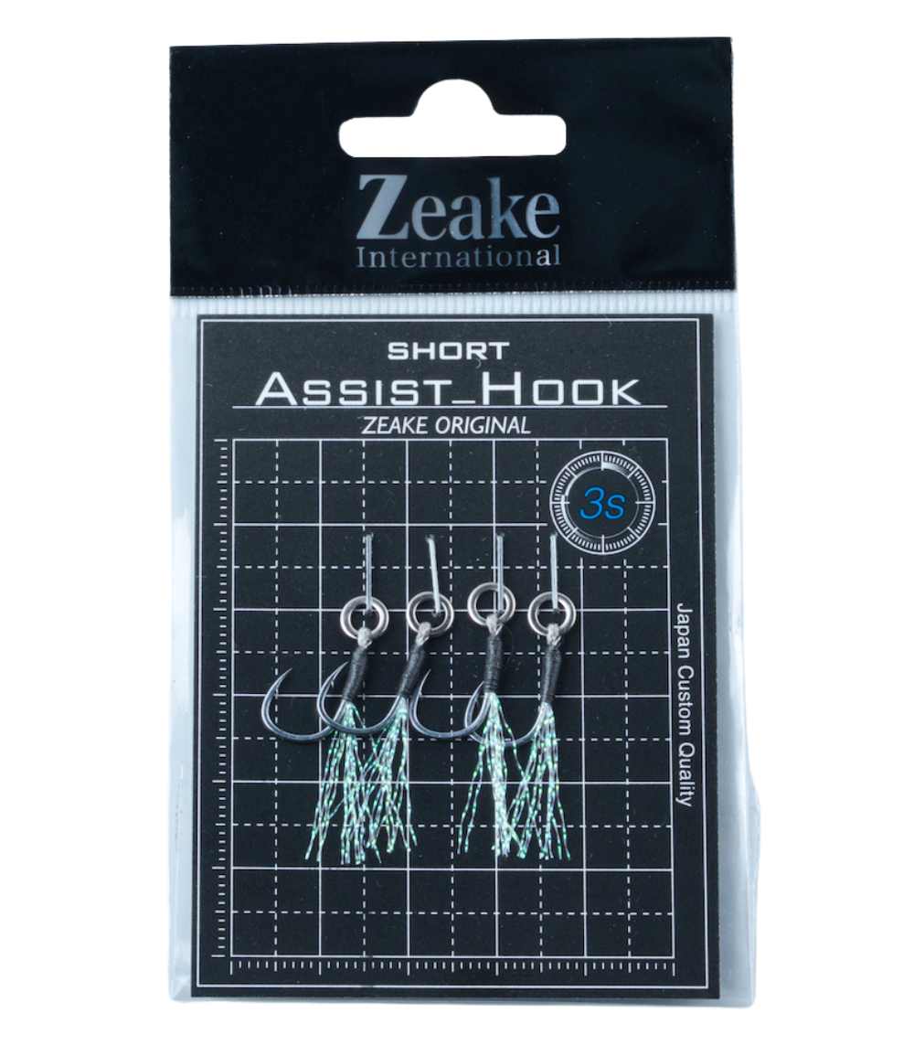 Zeake Assist Short Hook for Shore & Micro Jigging