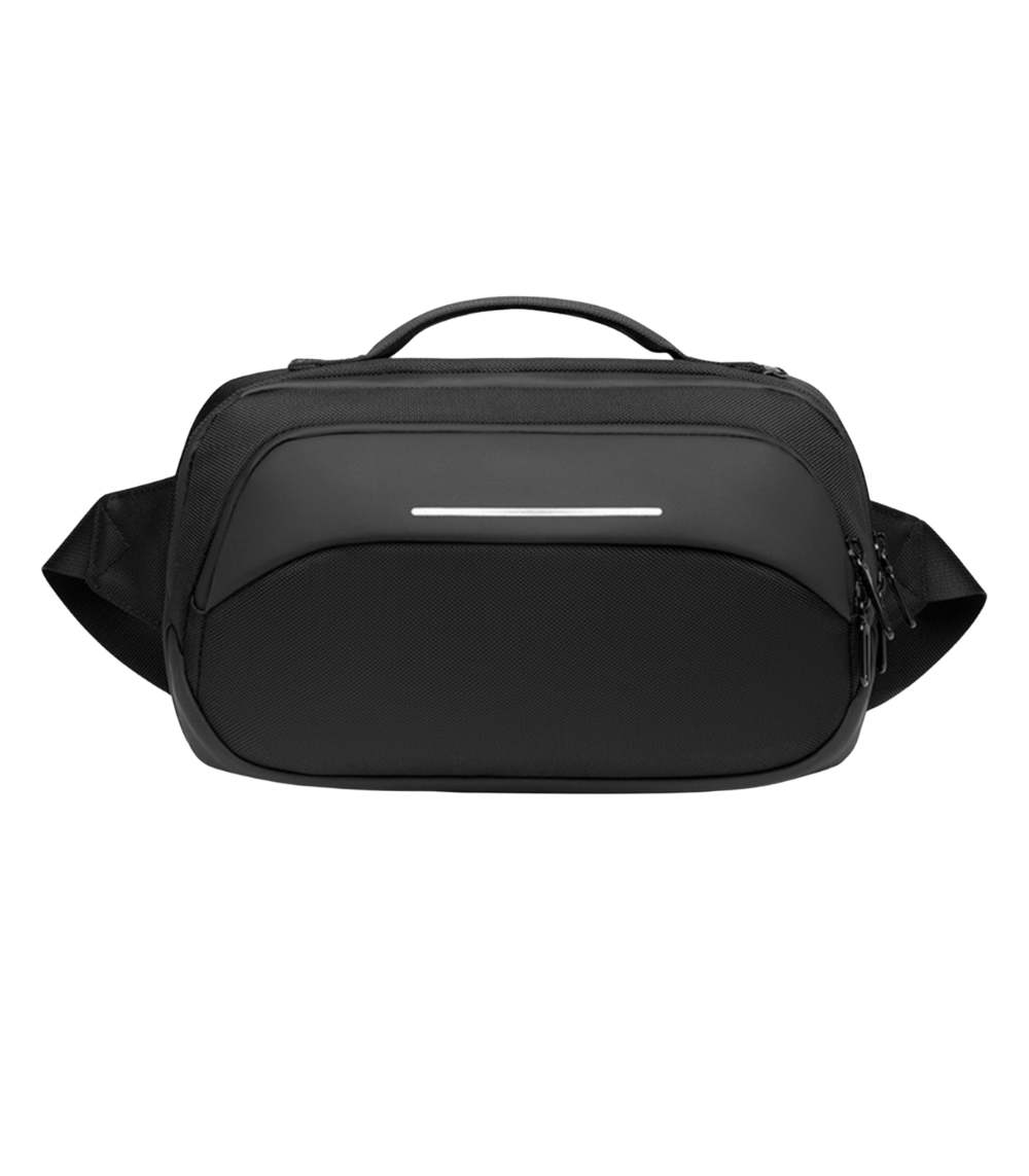 OZUKO 9551 Water-Resistant Waist Bag –  4L Multi-Storey Fanny Pack for Unisex Travel Pouch, Anti-Theft with Luminous Effect