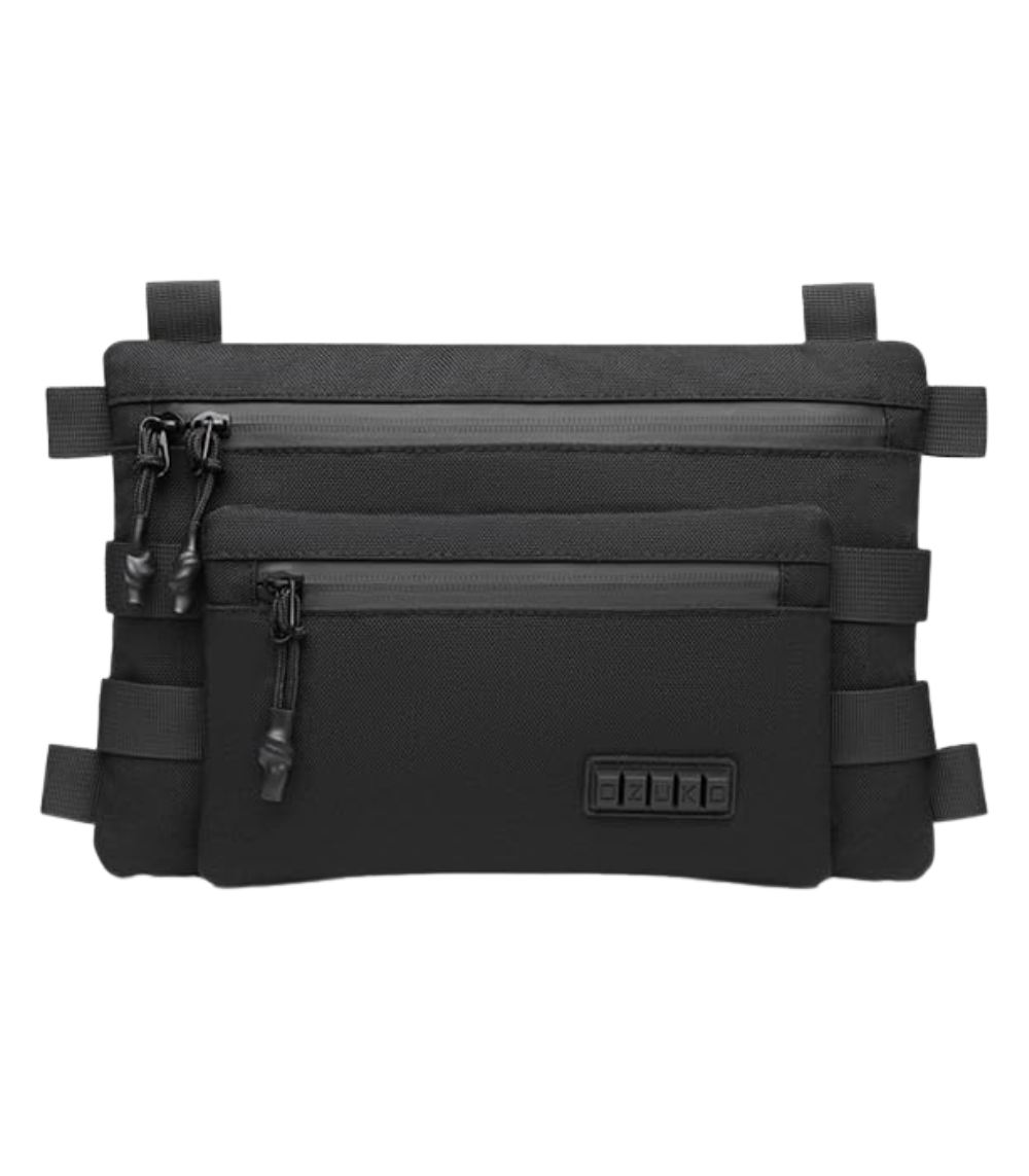 OZUKO 9670 Fashion Anti-Theft Sling Bag for Men – Waterproof Anti-Theft Shoulder Bag, 2L Compact Outdoor Daypack with Glasses Slot