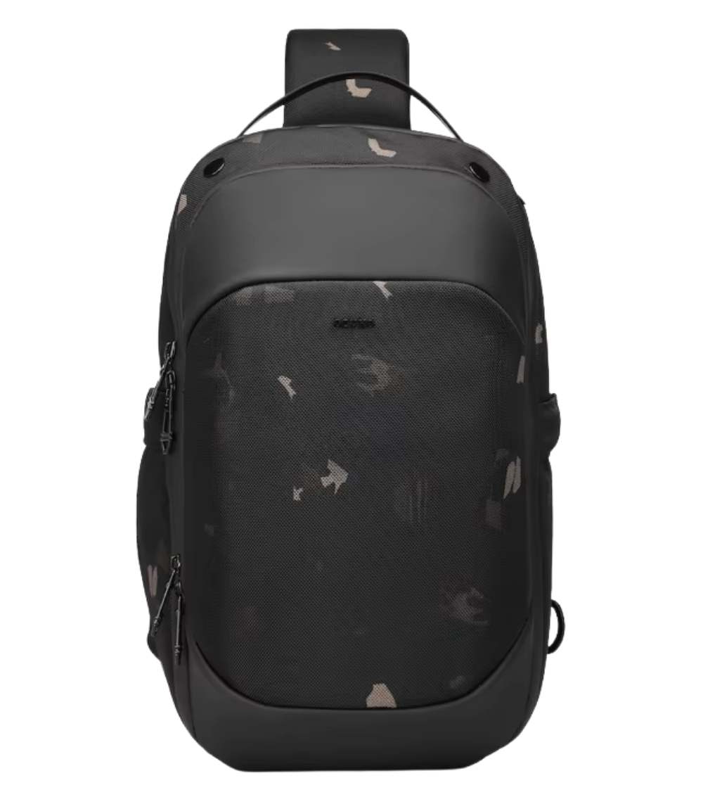 OZUKO 9731 Crossbody Chest Bag for Men – Waterproof, Minimalist Sling Bag for Hiking