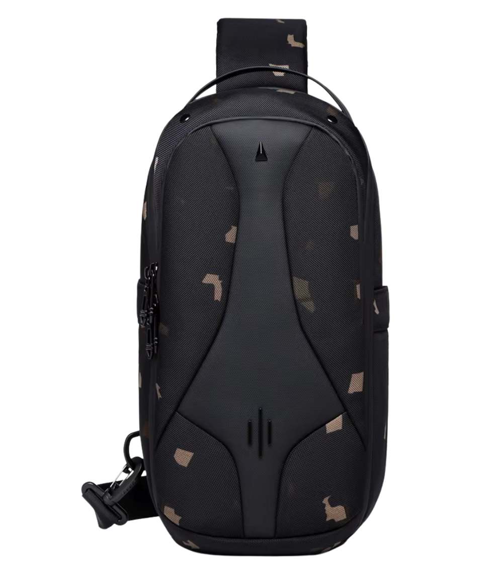 OZUKO 9735 Sling Crossbody Chest Bag – Water-Resistant, Multi-Compartment