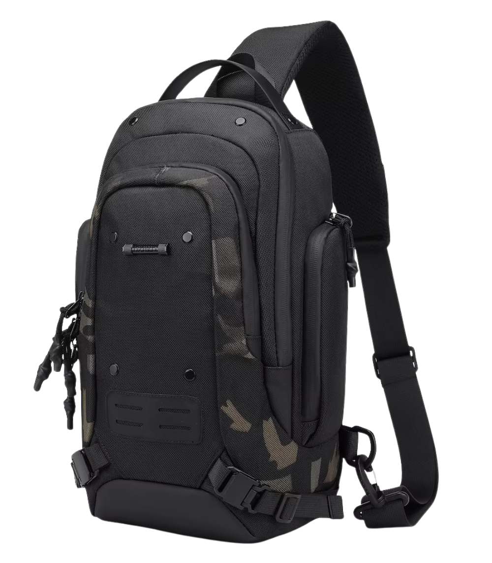 OZUKO 9740 Waterproof Oxford Sling Backpack – Large Capacity Lightweight Crossbody Bag
