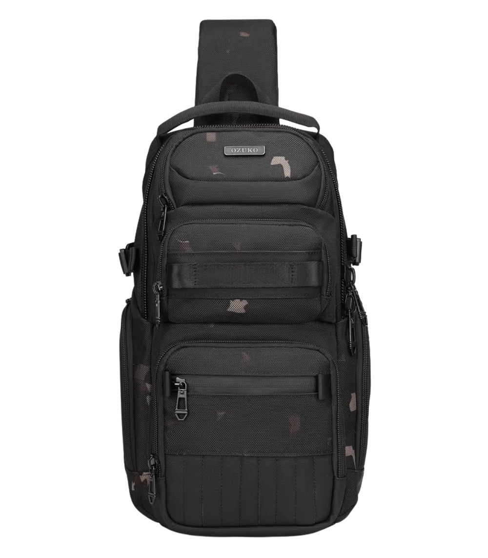 OZUKO 9807 Sling Chest Bag – Waterproof, Thermal Pouch, Anti-Theft Pocket