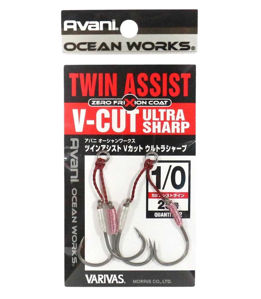 Varivas AH-66 Ocean Works Twin Assist V Cut Ultra Sharp Assist Hook