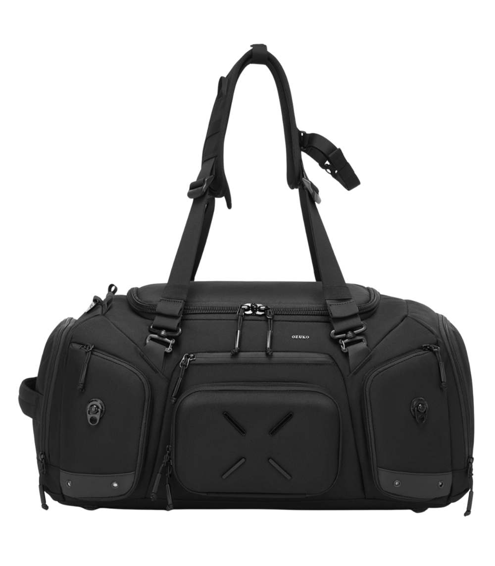 OZUKO 9834 Waterproof Tactical Sneaker Travel Backpack for Men, 46L Large Capacity Duffel Weekender Bag with Ventilated Shoe Compartment