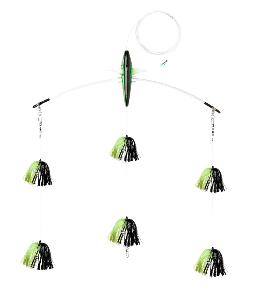 Fathom Agitator 5″ Bird Bar Rigged Offshore Trolling Teaser Lure