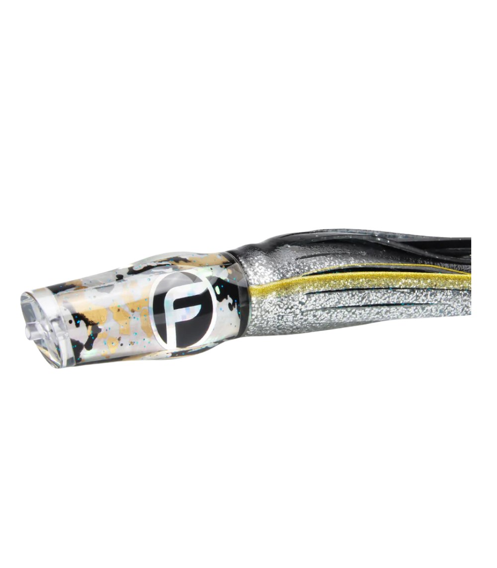 Fathom Drake Large 14″ Trolling Lure – Pre-Rigged Offshore Big Game Plunger Lure
