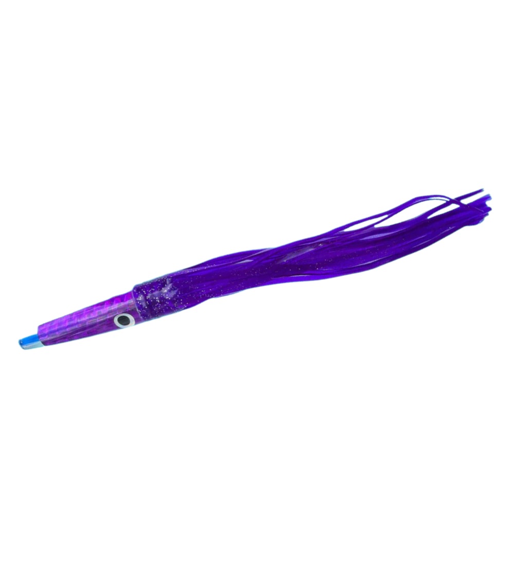 H2O Mean Machine Small Rigged Purple Black Trolling Lure